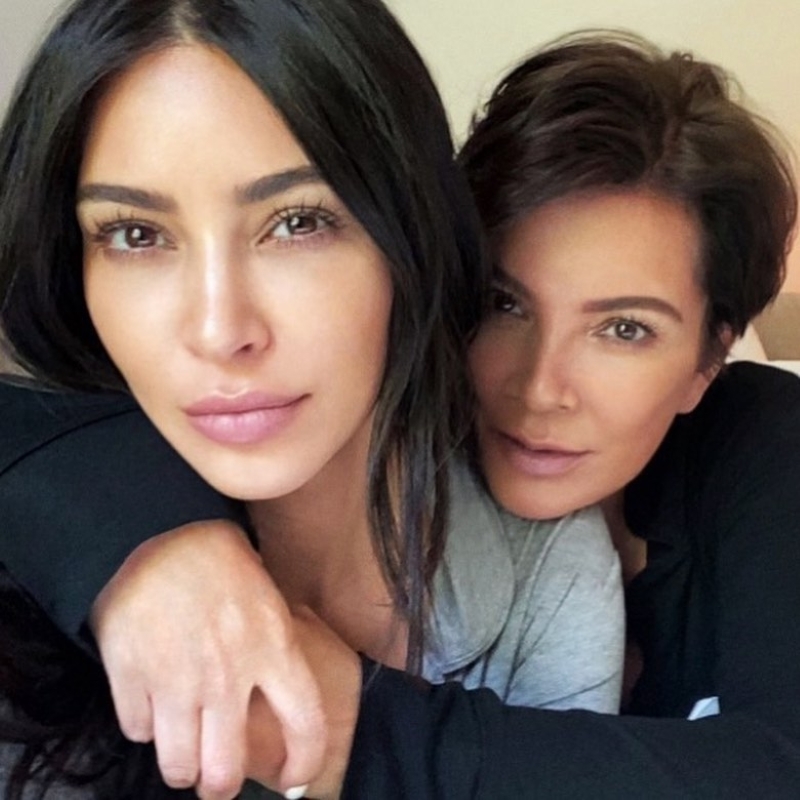 Kim Has a Serious Talk with Kris | Instagram/@kimkardashian